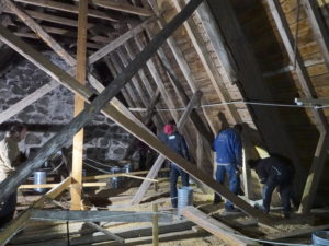 Undersökning av Grevbäcks kyrkvind som referens för vårt arbete.