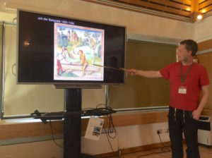 Kalles föredrag om klyvning av timmer